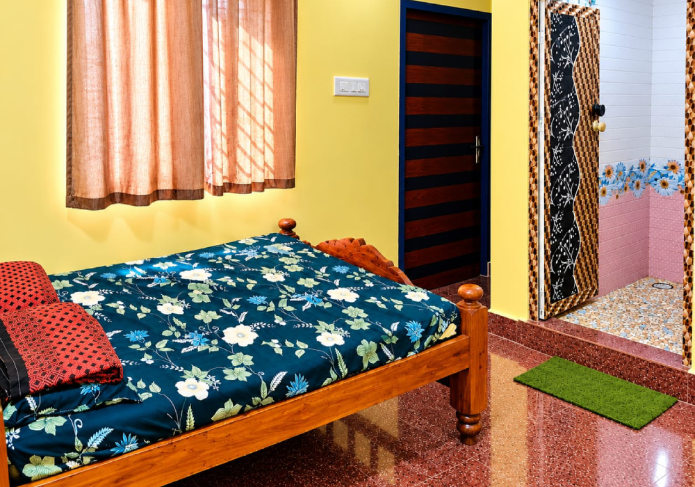 Non-AC Room bathroom Heaven Stay Gokarna